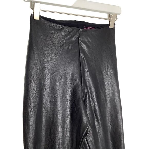 Commando Black Perfect Control Faux Leather Leggings Medium - Picture 6 of 7